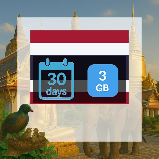 Thailand 3GB 30Days (nonhkip)