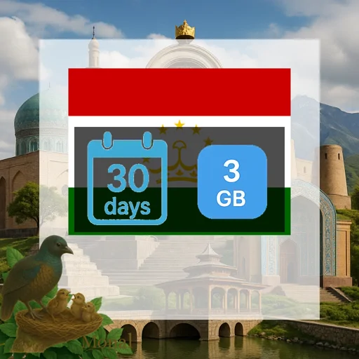 Tajikistan 3GB 30Days