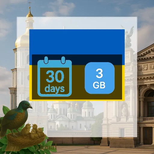 Ukraine 3GB 30Days