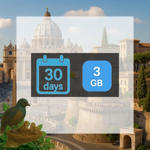 Vatican City 3GB 30Days