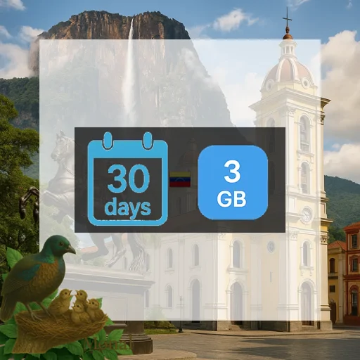 Venezuela 3GB 30Days