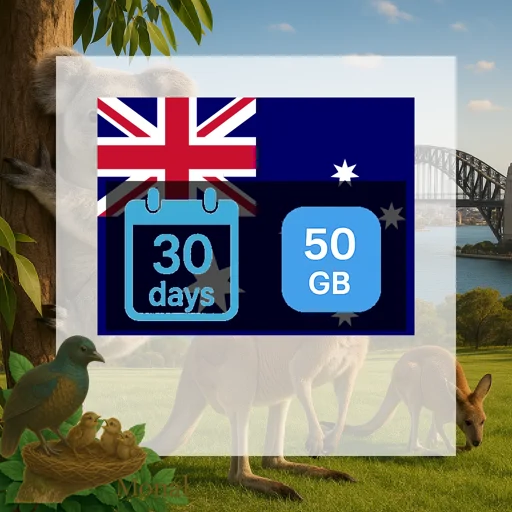 Australia 50GB 30Days