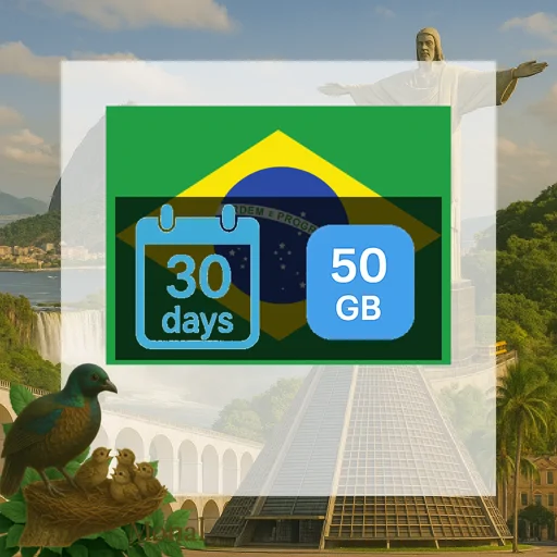 Brazil 50GB 30Days