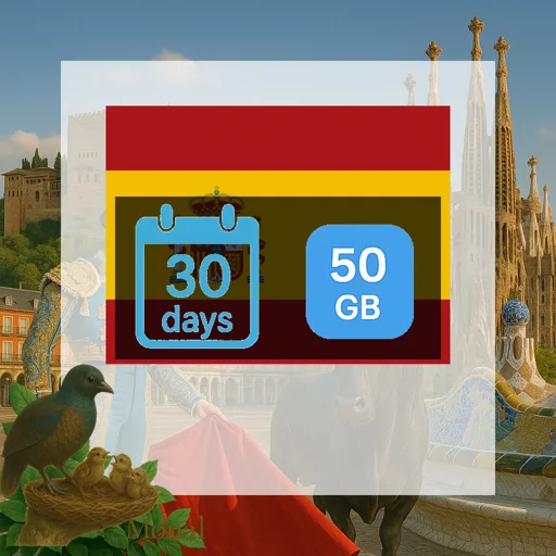 Spain 50GB 30Days
