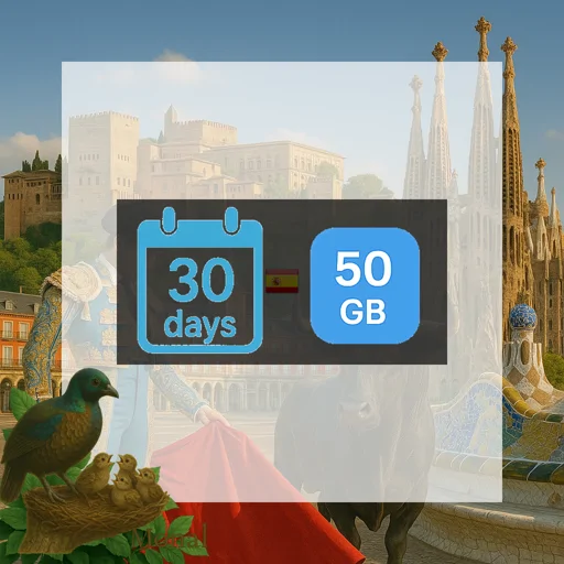 Spain 50GB 30Days