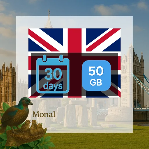 United Kingdom 50GB 30Days