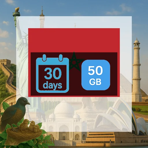 Morocco 50GB 30Days