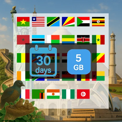 Africa 5GB 30Days