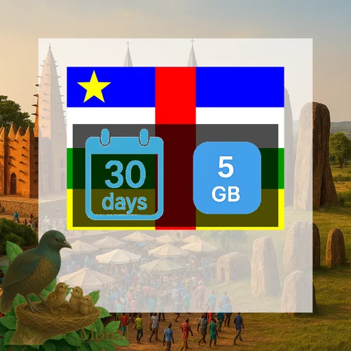 Central African Republic 5GB 30Days