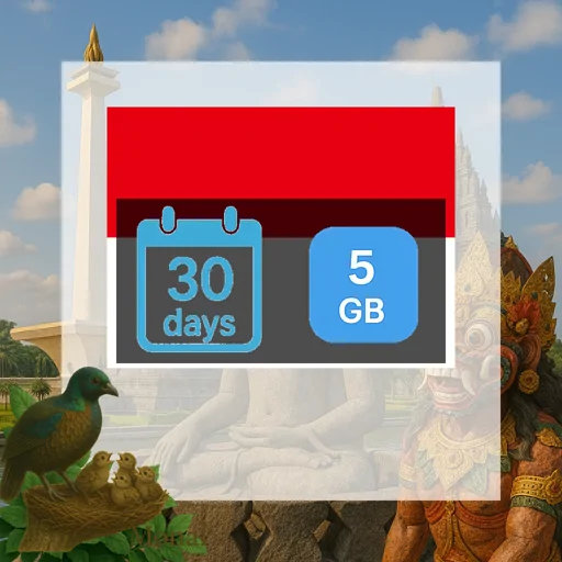 Indonesia 5GB 30Days (nonhkip)