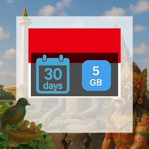Indonesia 5GB 30Days