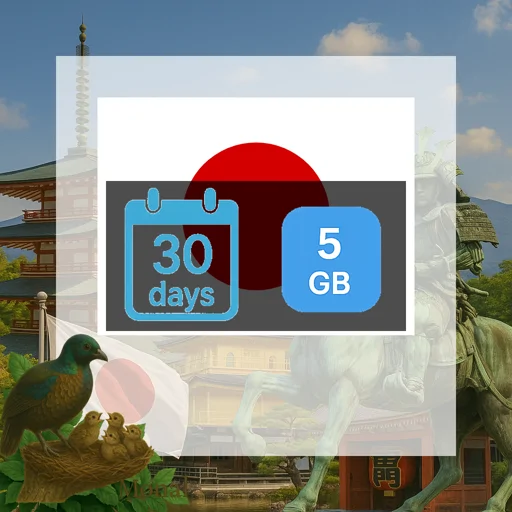 Japan 5GB 30Days (IIJ)