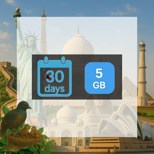 Japan & South Korea 5GB 30Days