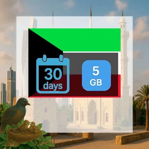 Kuwait 5GB 30Days