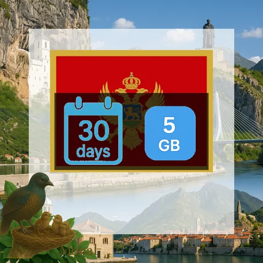 Montenegro 5GB 30Days