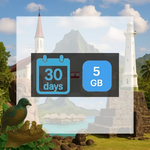 French Polynesia 5GB 30Days