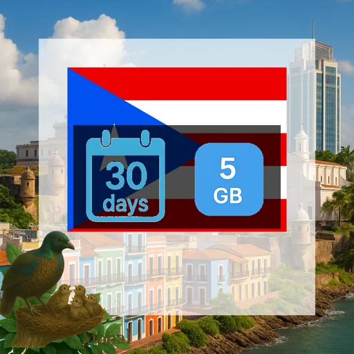Puerto Rico 5GB 30Days