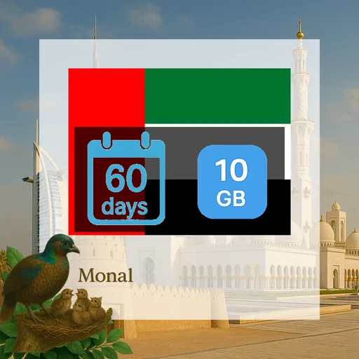 United Arab Emirates 10GB 60Days