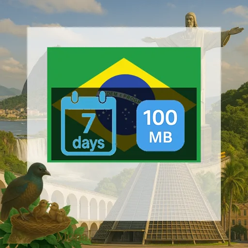 Brazil 100MB 7Days