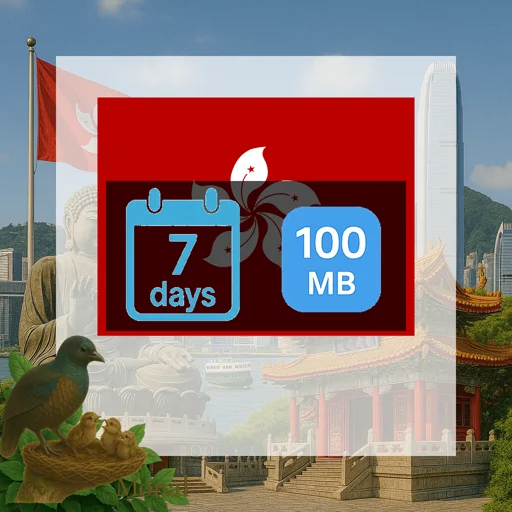 Hong Kong (China) 100MB 7Days