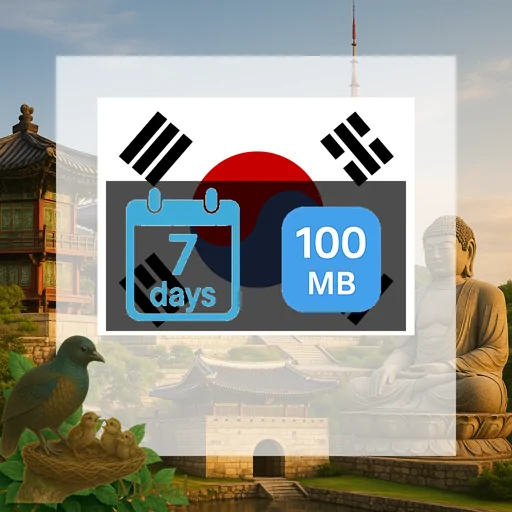 South Korea 100MB 7Days