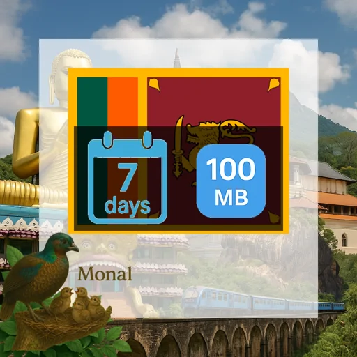 Sri Lanka 100MB 7Days