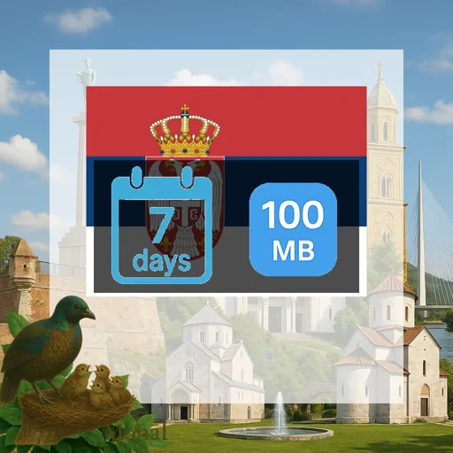 Serbia 100MB 7Days