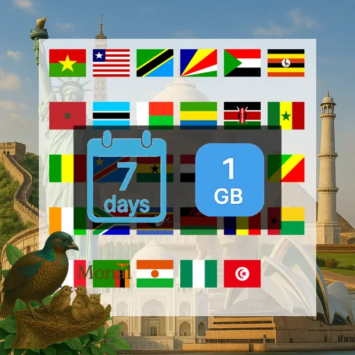 Africa 1GB 7Days