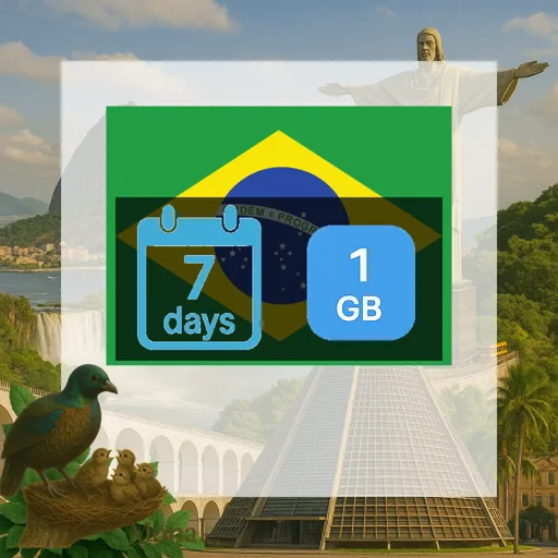 Brazil 1GB 7Days