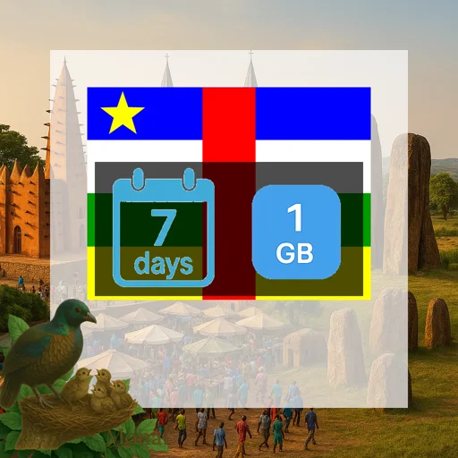 Central African Republic 1GB 7Days