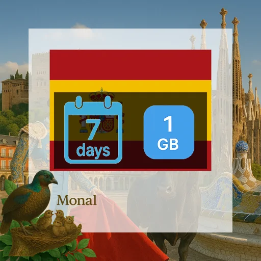 Spain 1GB 7Days