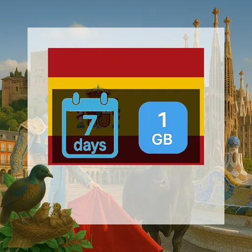 Spain 1GB 7Days