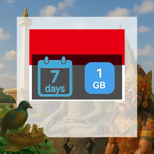 Indonesia 1GB 7Days