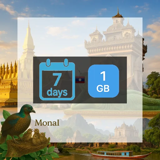 Laos 1GB 7Days Premium