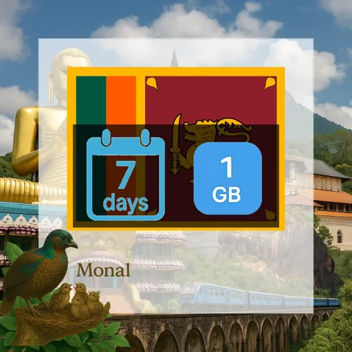 Sri Lanka 1GB 7Days