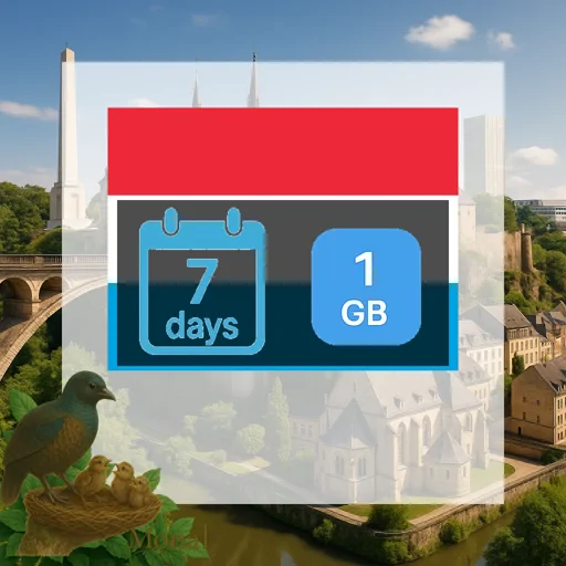 Luxembourg 1GB 7Days