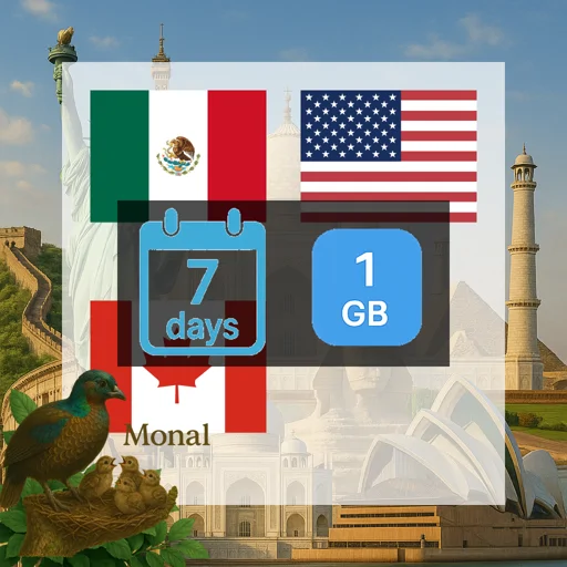 North America 1GB 7Days