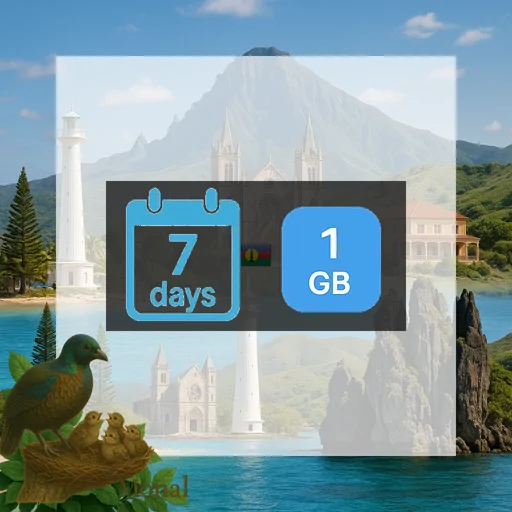 New Caledonia 1GB 7Days