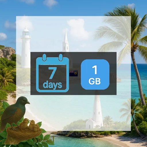 Turks and Caicos Islands 1GB 7Days