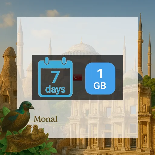 Turkey 1GB 7Days Premium