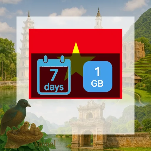 Vietnam 1GB 7Days (nonhkip)
