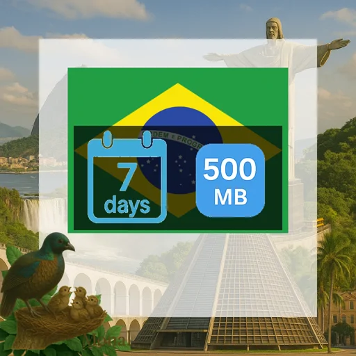 Brazil 500MB 7Days