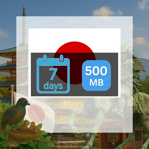 Japan 500MB 7Days