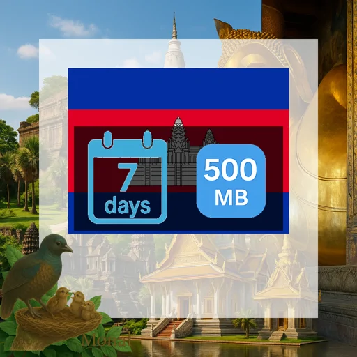 Cambodia 500MB 7Days
