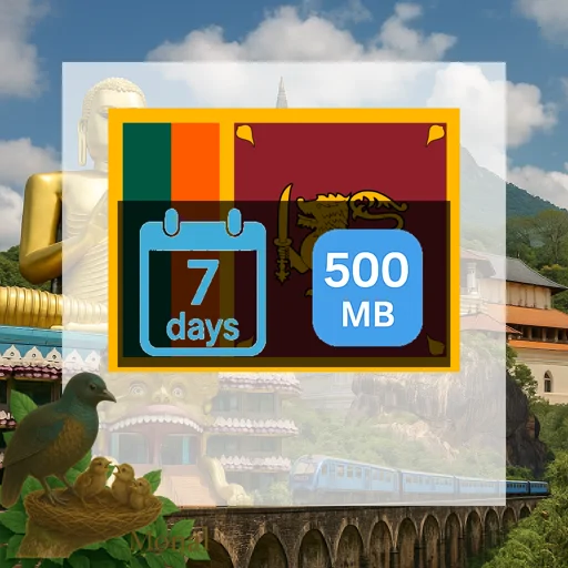 Sri Lanka 500MB 7Days