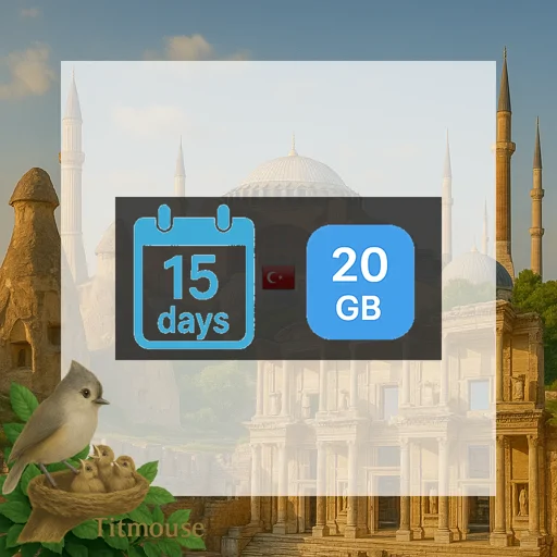 Turkey - 20 GB - 15 days