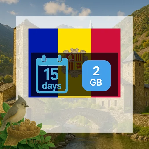 Andorra - 2 GB - 15 Days