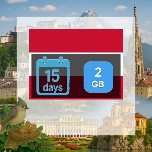 Austria - 2 GB - 15 Days