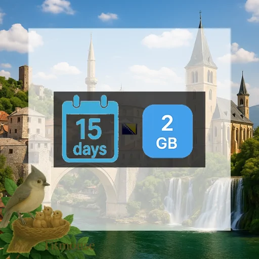Bosnia and Herzegovina - 2 GB - 15 Days