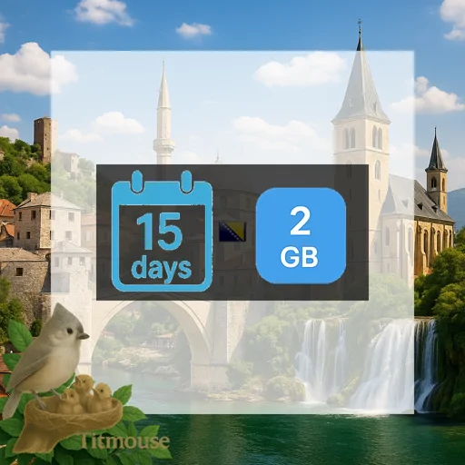 Bosnia and Herzegovina - 2 GB - 15 Days